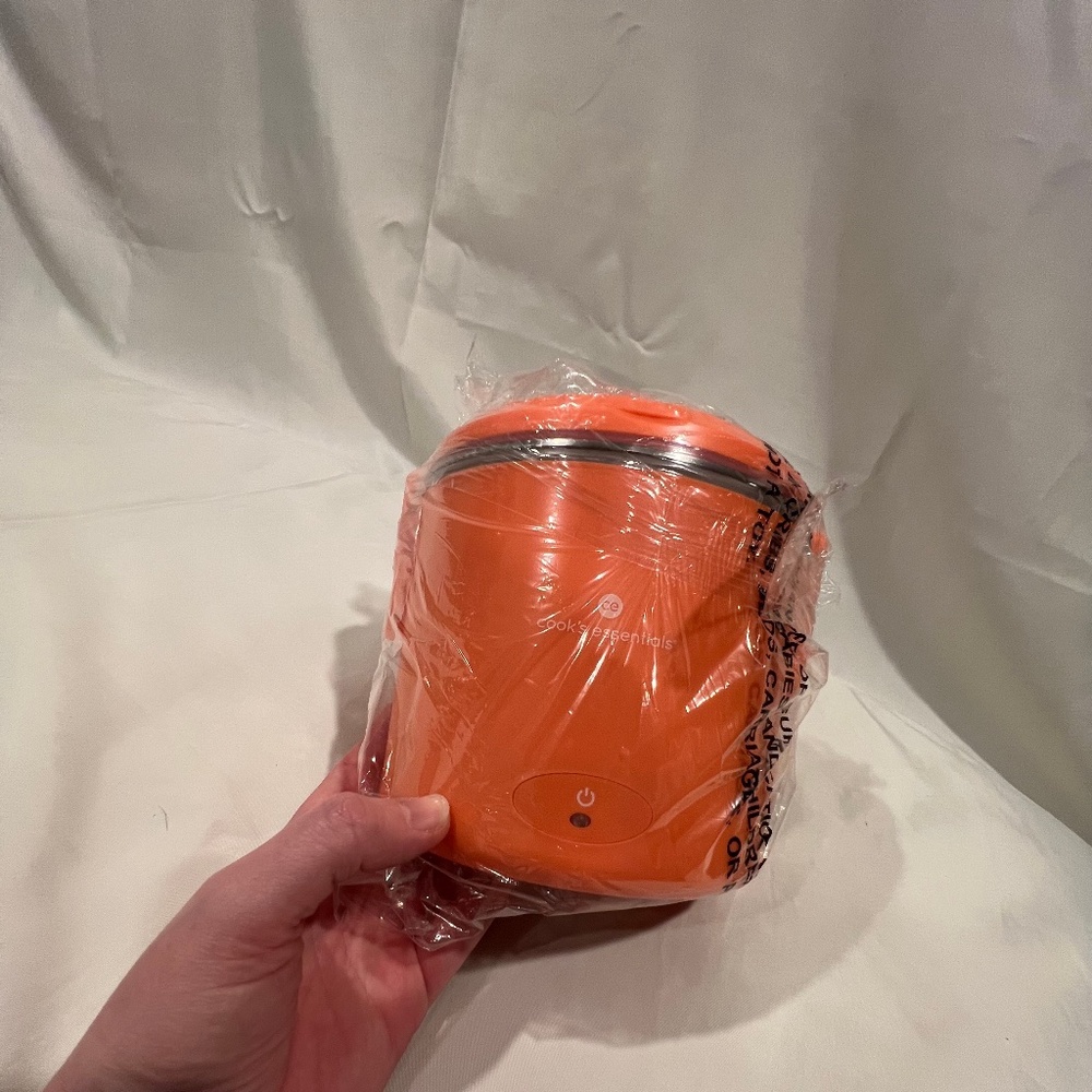 Cook's Essentials Electric Portable Cooker Orange *NWT*
